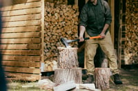 Fiskars X46 Cjepač 2 u 1 – Sjekira i malj, oštrica od kovanog čelika, 4,6 kg, drška ojačana staklenim vlaknima, crna/narančasta 5