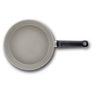 Set 2 tigăi Fissler Ceratal Comfort (24 + 28 cm), gri, înveliș ceramic, fără PFAS/PTFE, antiaderente, pentru inducție, aluminiu 4