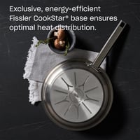 Tigaie din oțel inoxidabil Fissler Original-Profi Collection (Ø 24 cm) – suprafață de prăjire Novogrill, scală gradată interioară, compatibilă cu inducție 5