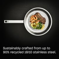 Tigaie din oțel inoxidabil Fissler Original-Profi Collection (Ø 24 cm) – suprafață de prăjire Novogrill, scală gradată interioară, compatibilă cu inducție 6