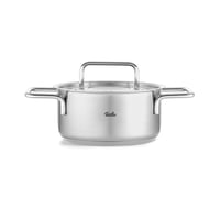 Fissler Pure Collection posuda za kuhanje od nehrđajućeg čelika s metalnim poklopcem i unutarnjom mjernom skalom – promjer 16 cm, 1,9 L, prikladno za indukciju 2