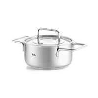 Fissler Pure Collection posuda za kuhanje od nehrđajućeg čelika s metalnim poklopcem i unutarnjom mjernom skalom – promjer 16 cm, 1,9 L, prikladno za indukciju 3