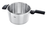 Oală sub presiune Fissler Vitaquick Premium (4,5 L, Ø 22 cm), oțel inoxidabil, 2 trepte de gătire, inducție, fabricată în Germania 4