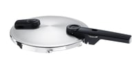 Oală sub presiune Fissler Vitaquick Premium (4,5 L, Ø 22 cm), oțel inoxidabil, 2 trepte de gătire, inducție, fabricată în Germania 6