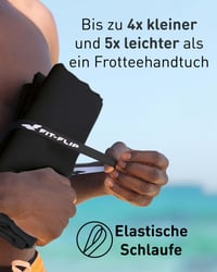 Prosop de mâini din microfibră Fit-Flip, ușor și compact, pentru fitness și sport 3