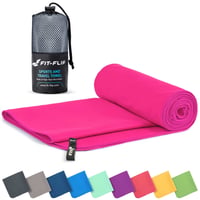 Fit-Flip ručnik od mikrovlakana, brzo sušeći, za sport, fitness, saunu i putovanja, lagan, velikih dimenzija 1
