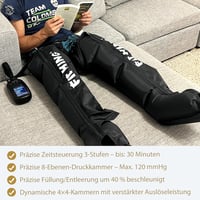 FIT KING Láb Masszírozó Kompressziós Csizma - Sportolói Regeneráció és Vérkeringés Javítás Fájdalomcsillapítással (Közepes Méret) 3