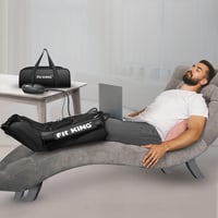 FIT KING Lábmasszírozó Kompressziós Masszázs Lábra és Lábfejre Nyirokdrénázs 2