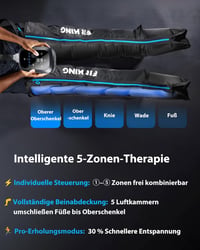FIT KING Vezeték nélküli lábmasszírozó kompressziós csizma M/L méret 4
