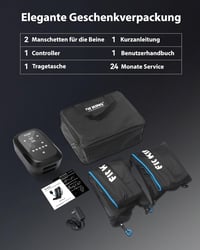 FIT KING Vezeték nélküli lábmasszírozó kompressziós csizma M/L méret 8
