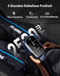 FIT KING Vezeték nélküli lábmasszírozó kompressziós csizma M/L méret 5