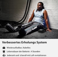 FIT KING Vezeték nélküli lábmasszírozó kompressziós mandzsetta - nagy méret 2