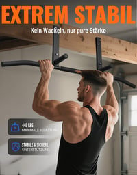 Bară de tracțiuni Fitarc montabilă pe perete cu suport pentru grindă, pentru sală de fitness acasă, echipament pentru antrenament de forță și fitness 2