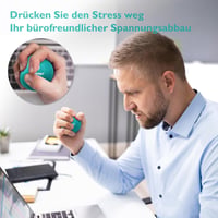 FitBeast 6 darabos stresszlabda szett, tojás és gömb alakú, erősítő és fogásgyakorlat labdák 6