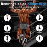 FitBeast Ellenállásos Gumiszalag Szett 5 Szinttel, Ajtócsattal és Fogórugókkal 3