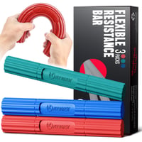 FitBeast Flex Therapy Bar – rehabilitačná tyč na tenisový a golfový lakeť: úľava od bolesti pri zápale šliach, posilnenie stisku a fitness odporové cvičenie 1