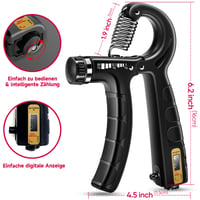 Set de antrenament pentru întărirea mâinilor FitBeast (5 piese) – 2 mânere pentru antebraț, dispozitiv de strângere a mâinii cu rezistență reglabilă, extensie pentru degete, inel de prindere și minge antistres pentru sportivi 2
