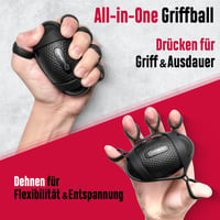 FitBeast Kézerősítő Készlet - 6 Részes Állítható Ellenállású Edzőszett Alkar és Ujjerősítéshez, Masszázslabdákkal Rehabilitációhoz 5