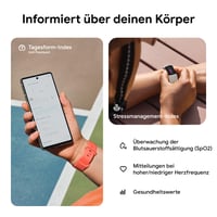 Brățară de fitness Fitbit Google Charge 6 - 6 luni Google Health Premium, autonomie baterie 7 zile, Google Wallet și Maps, Obsidiani/Negru 6