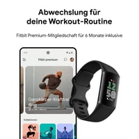 Brățară de fitness Fitbit Google Charge 6 - 6 luni Google Health Premium, autonomie baterie 7 zile, Google Wallet și Maps, Obsidiani/Negru 8