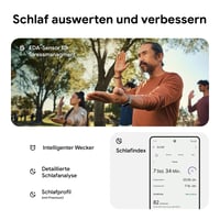 Brățară de fitness Fitbit Google Charge 6 - 6 luni Google Health Premium, autonomie baterie 7 zile, Google Wallet și Maps, Obsidiani/Negru 5