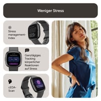 Inteligentné hodinky Fitbit Sense 2 s GPS, EKG a správou stresu, Shadow Grey/grafitový hliník, kompatibilné s Android a iOS, monitorovanie spánku a zdravia 5