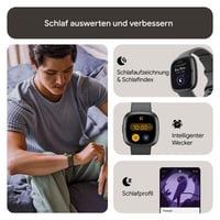 Inteligentné hodinky Fitbit Sense 2 s GPS, EKG a správou stresu, Shadow Grey/grafitový hliník, kompatibilné s Android a iOS, monitorovanie spánku a zdravia 4