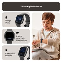 Inteligentné hodinky Fitbit Sense 2 s GPS, EKG a správou stresu, Shadow Grey/grafitový hliník, kompatibilné s Android a iOS, monitorovanie spánku a zdravia 7