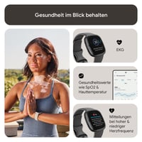Inteligentné hodinky Fitbit Sense 2 s GPS, EKG a správou stresu, Shadow Grey/grafitový hliník, kompatibilné s Android a iOS, monitorovanie spánku a zdravia 6
