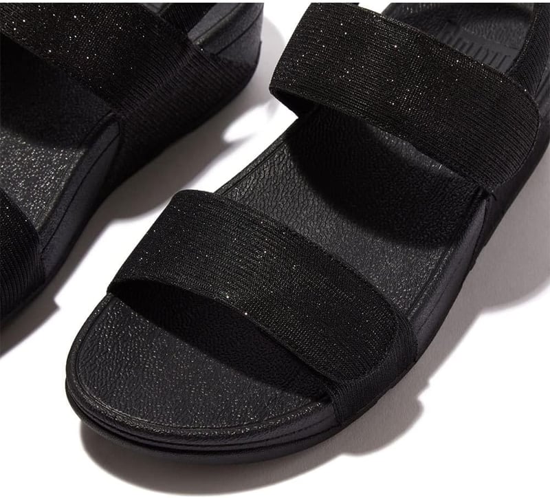 FitFlop Lulu Shimmerlux női papucs fekete 41-es méret