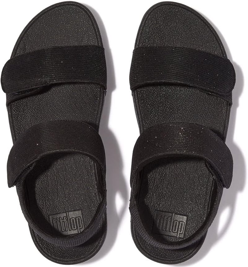 FitFlop Lulu Shimmerlux női papucs fekete 41-es méret