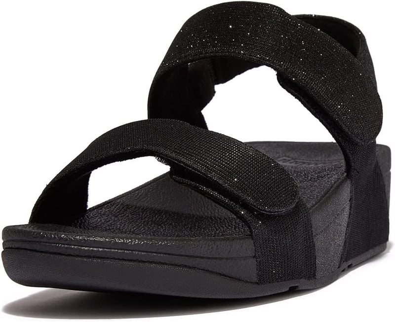 FitFlop Lulu Shimmerlux női papucs fekete 41-es méret