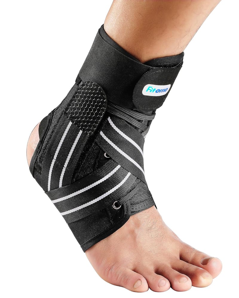 Fitomo Állítható Bokaszorító Lábfék Plantar Fasciitis Arthritis Fájdalomcsillapítás M-es méret