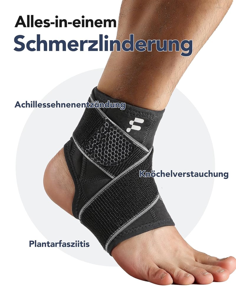 Fitomo Bokaszorító Támasztékkal Plantar Fasciitis és Sérülések Ellen