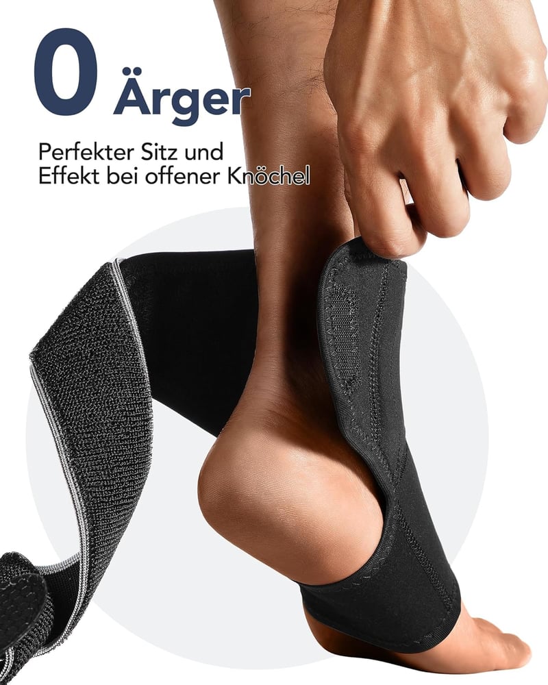 Fitomo Bokaszorító Támasztékkal Plantar Fasciitis és Sérülések Ellen