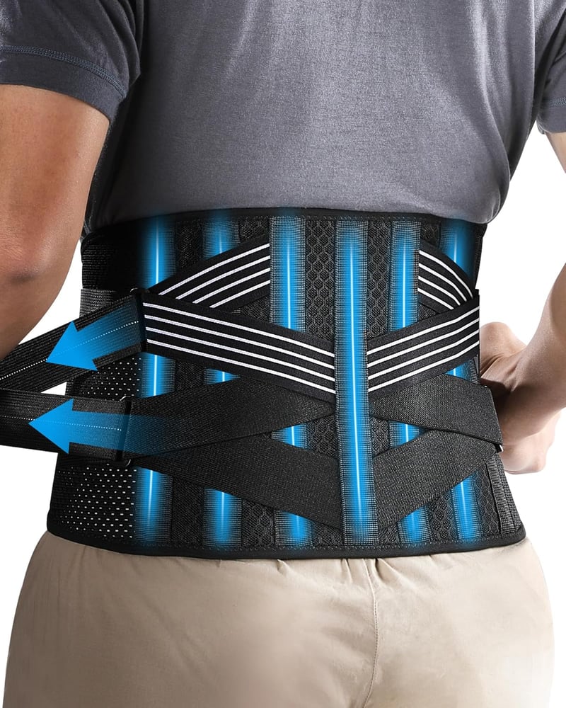 Fitomo Ortopédikus Hátfájás Támogatás Lumbális Sérv Sciatica Fájdalom Elleni Rugalmas Hátöv