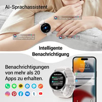 Fitpolo Okosóra 1.32" AMOLED Kijelző, 110+ Sportmód, Pulzusmérő, SpO2, Alvásmonitor, iOS/Android 3