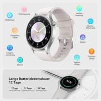 Fitpolo Okosóra 1.32" AMOLED Kijelző, 110+ Sportmód, Pulzusmérő, SpO2, Alvásmonitor, iOS/Android 7