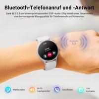 Fitpolo Okosóra 1.32" AMOLED Kijelző, 110+ Sportmód, Pulzusmérő, SpO2, Alvásmonitor, iOS/Android 2
