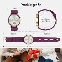 Fitpolo Okosóra Női Kerek 1.32" AMOLED Kijelző 110+ Sportmód Pulzusmérő SpO2 Alvásmonitor 8