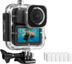FiTSTILL 50 m 164 ft vízálló búvár tok DJI Osmo Nano készülékhez gyorskioldóval páramentes betétekkel sznorkelhez és úszáshoz kiegészítő sze