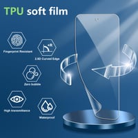 Ochranná sada na displej Fitudoos pre Samsung Galaxy Z Flip 8 – 2× mäkká TPU vnútorná fólia + 2× HD tvrdené sklo + 2× kryt na fotoaparát, bez bublín 2