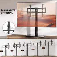 FITUEYES Univerzális TV Állvány 43-85 Colos Lapos és Ívelt TV-khez, 50 kg Teherbírás, Forgatható, Állítható Magasság, VESA 600x400 4