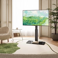 FITUEYES Univerzális TV Állvány 43-85 Colos Lapos és Ívelt TV-khez, 50 kg Teherbírás, Forgatható, Állítható Magasság, VESA 600x400 2