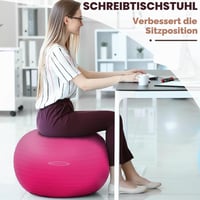Fitvids 90g teherbírású tornalabda törésálló csúszásgátló felület gyors pumpával erősítő gyakorlatokhoz 6