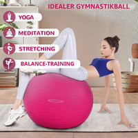 Fitvids 90g teherbírású tornalabda törésálló csúszásgátló felület gyors pumpával erősítő gyakorlatokhoz 5