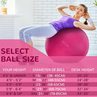 Fitvids 90g teherbírású tornalabda törésálló csúszásgátló felület gyors pumpával erősítő gyakorlatokhoz 2