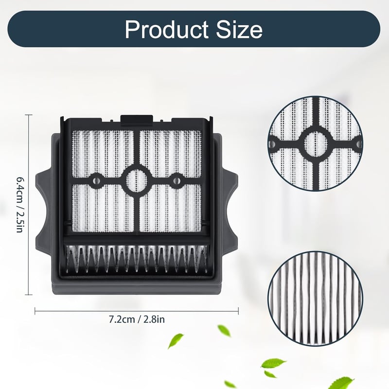 Fixbetter 4 db HEPA szűrő Tineco FLOOR ONE Stretch S6 S7 porszívóhoz