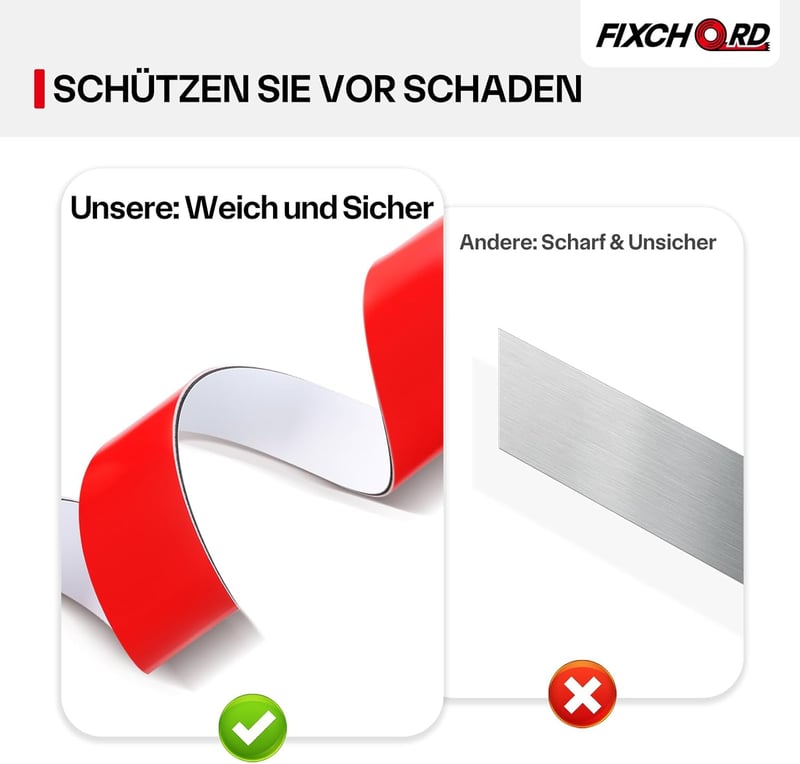 FIXCHORD Öntapadós Fémszalag 3m x 35mm Tonies és Mágneshez