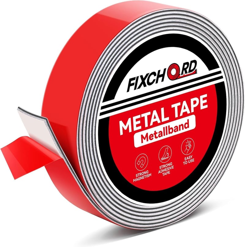 FIXCHORD Öntapadós Fémszalag 3m x 35mm Tonies és Mágneshez